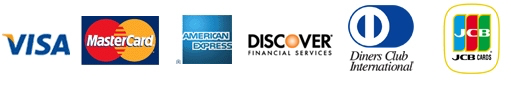 Accepted credit cards